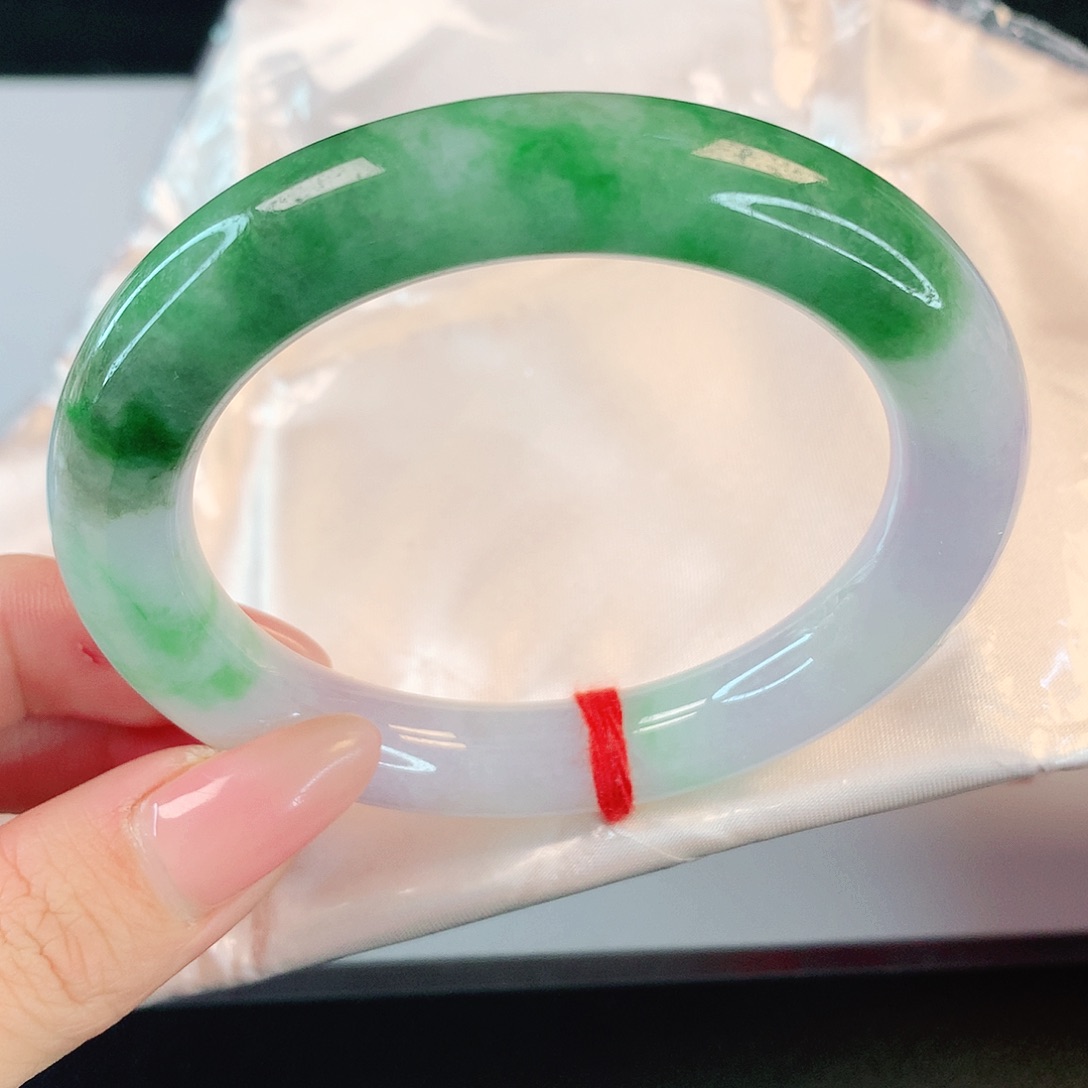 翡翠手镯未镶嵌2610翡翠