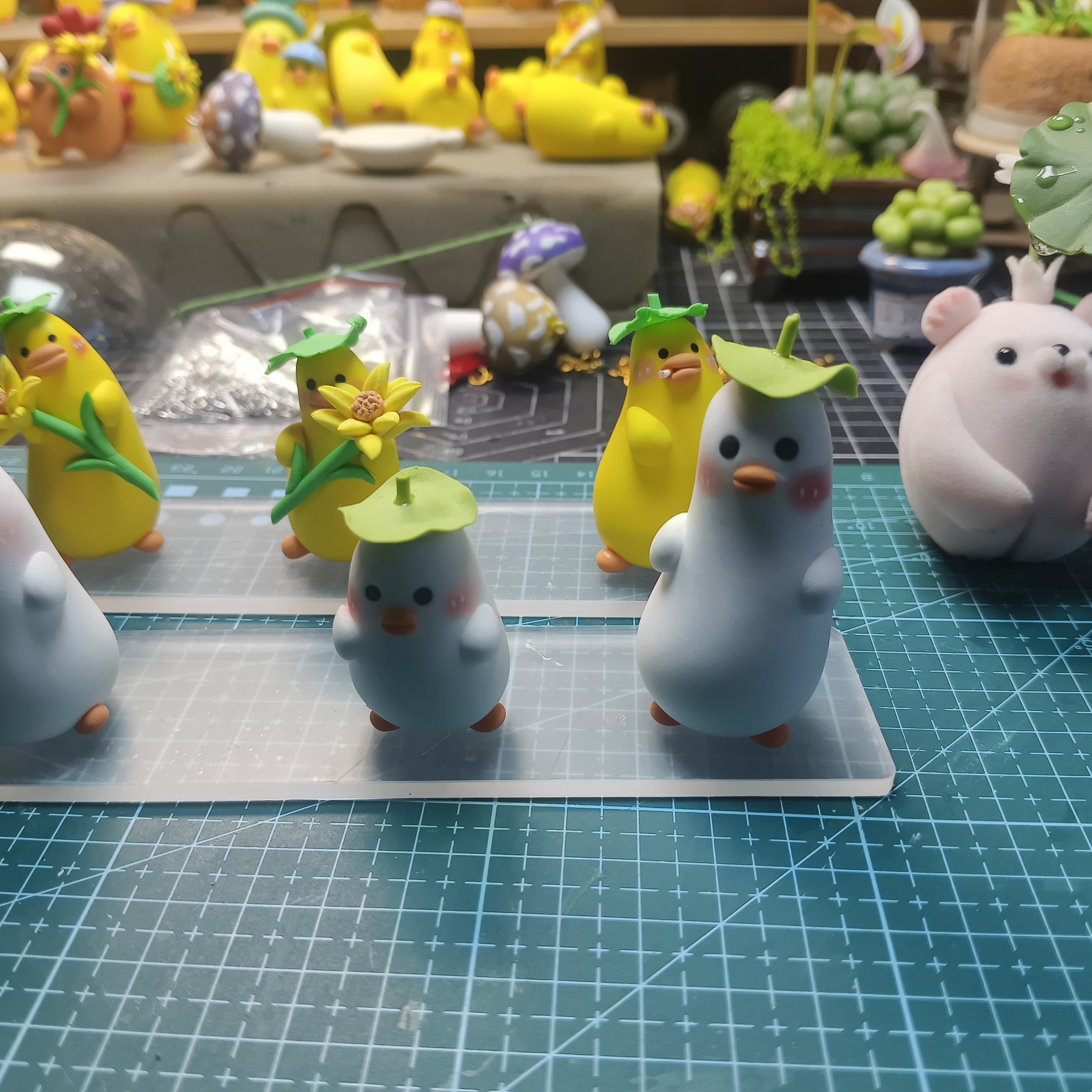 粘土多肉植物组合盆栽绿植艺术作品新手入门多肉大株套餐