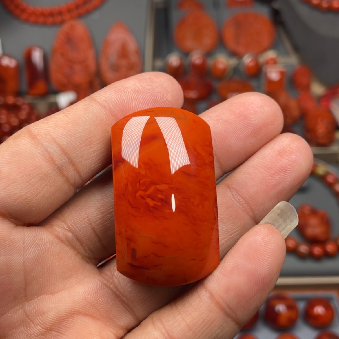 【闪购商品】南红玛瑙珠宝奇石未镶嵌吊坠