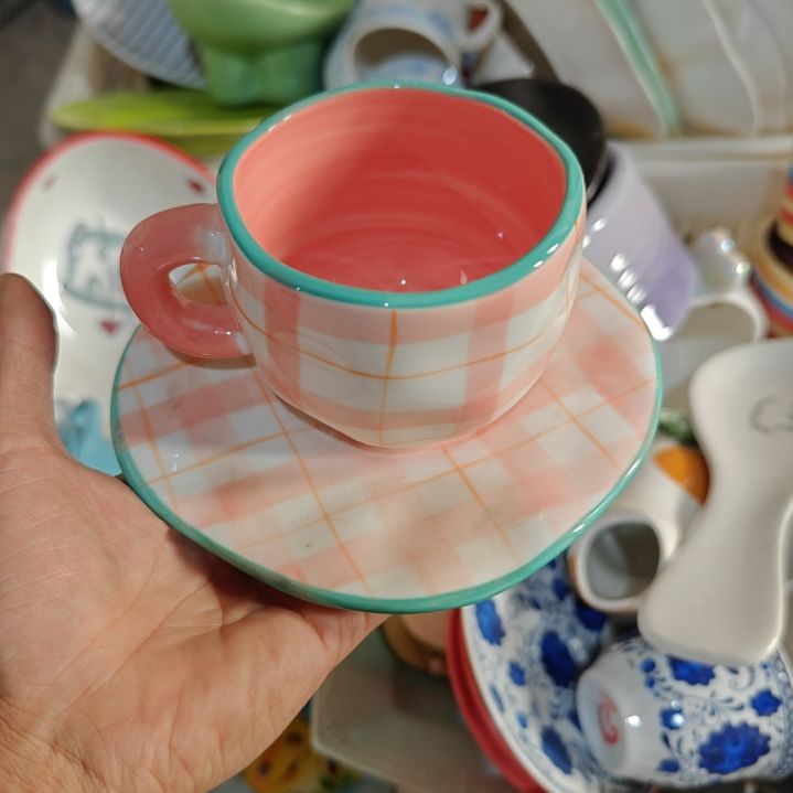 杯陶瓷杯碗盘微瑕疵介意慎拍