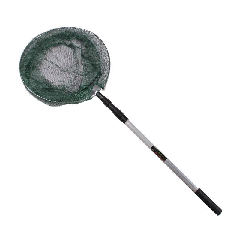 加厚加固可伸缩折叠铝合金抄网户外捞鱼实用渔具