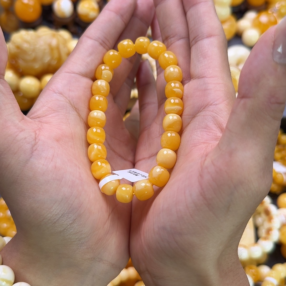 未镶嵌蜜蜡珠宝奇石同料10mm