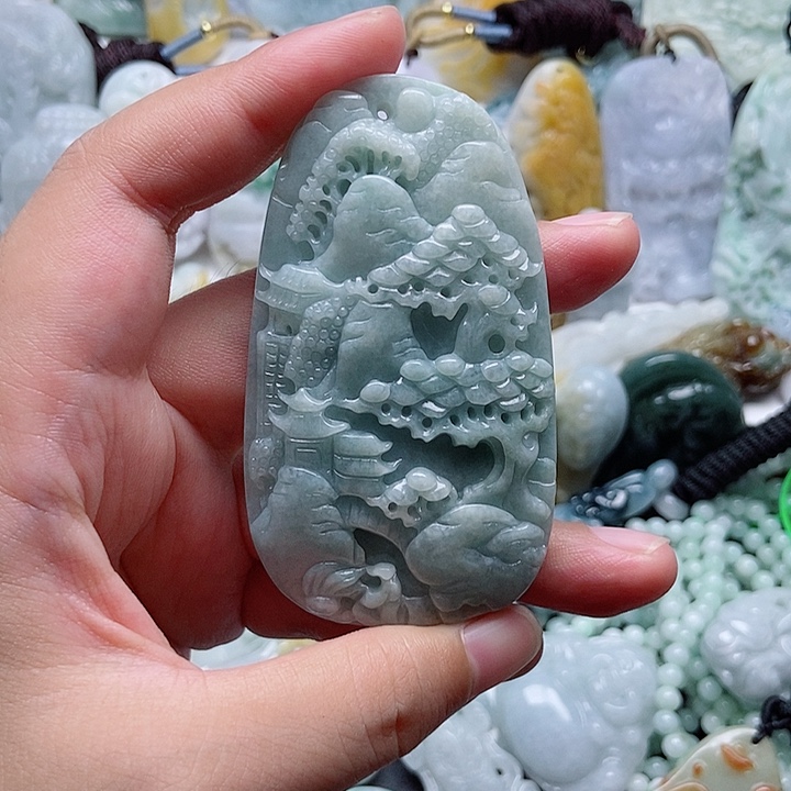 吊坠(不含链)未镶嵌翡翠1