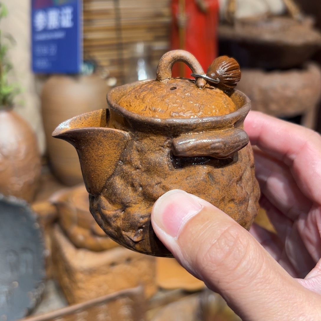 复古风格老陶泥系列茶盘茶具摆件