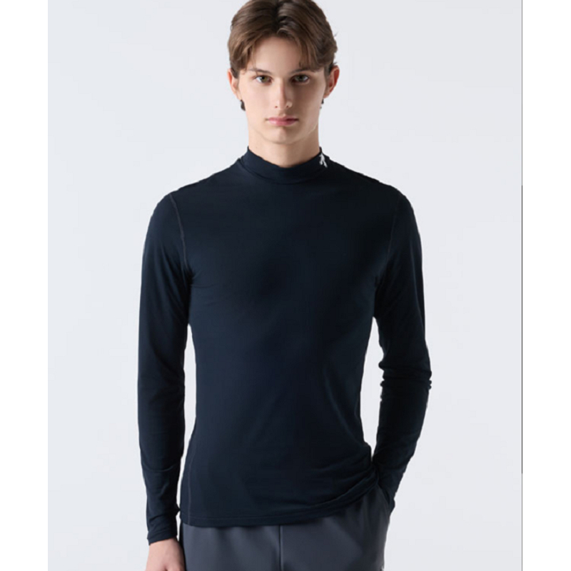 DESCENTE/迪桑特25年秋冬运动休闲长袖磨毛打底衫韩版SQ423TCOO1