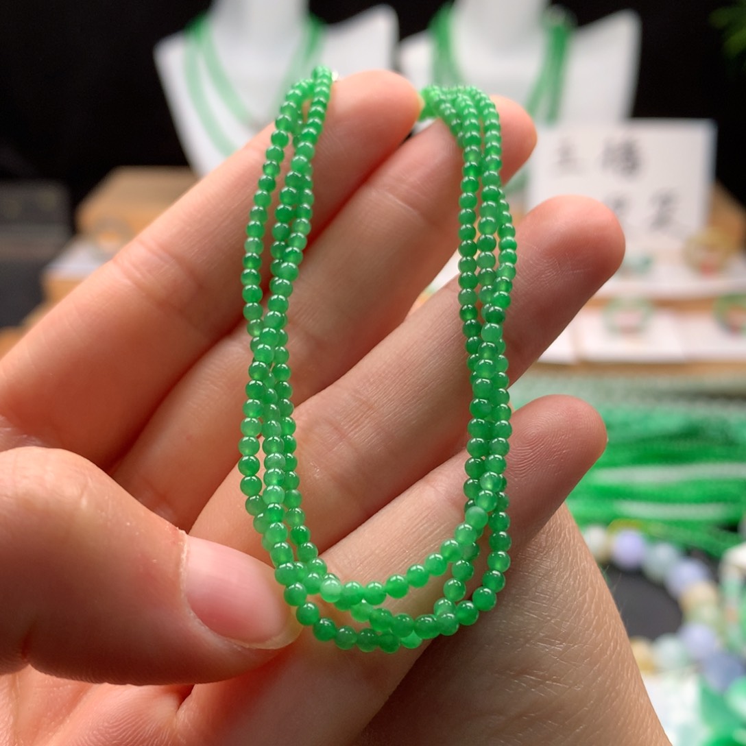 未镶嵌手串翡翠天然缅甸A货翡翠