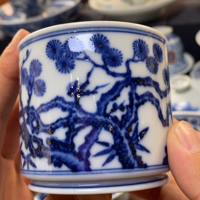 【闪购商品】景德镇青花主人杯