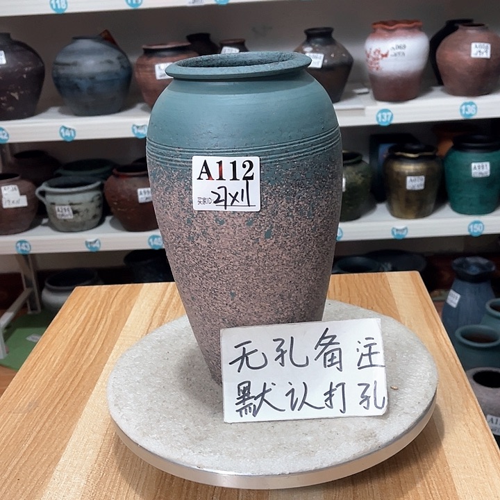 红陶手工制作工艺花盆