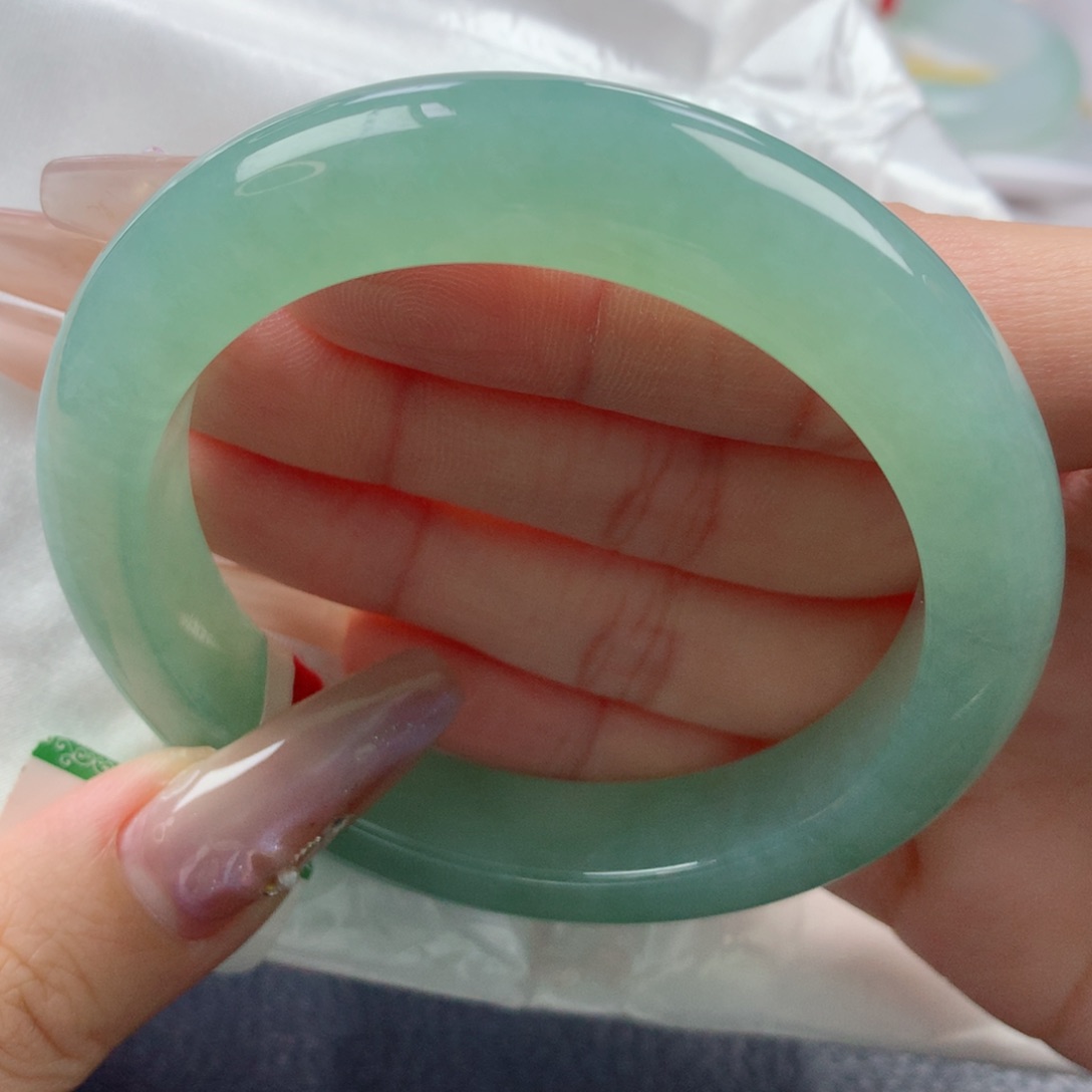 未镶嵌手镯翡翠缅甸天然翡翠A货55