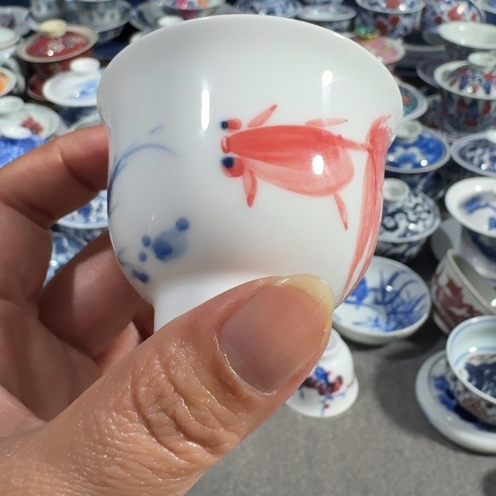 景德镇手工手绘杯