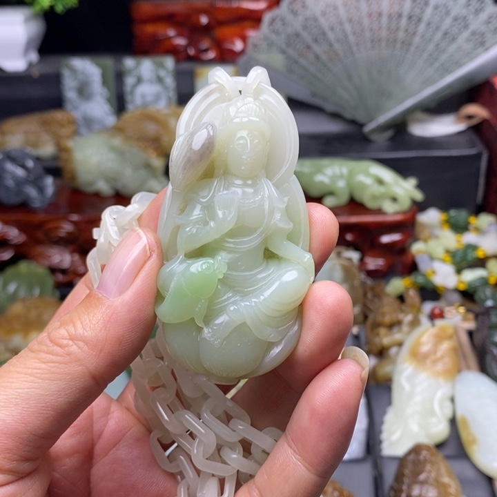 和田玉挂件未镶嵌醉*尘