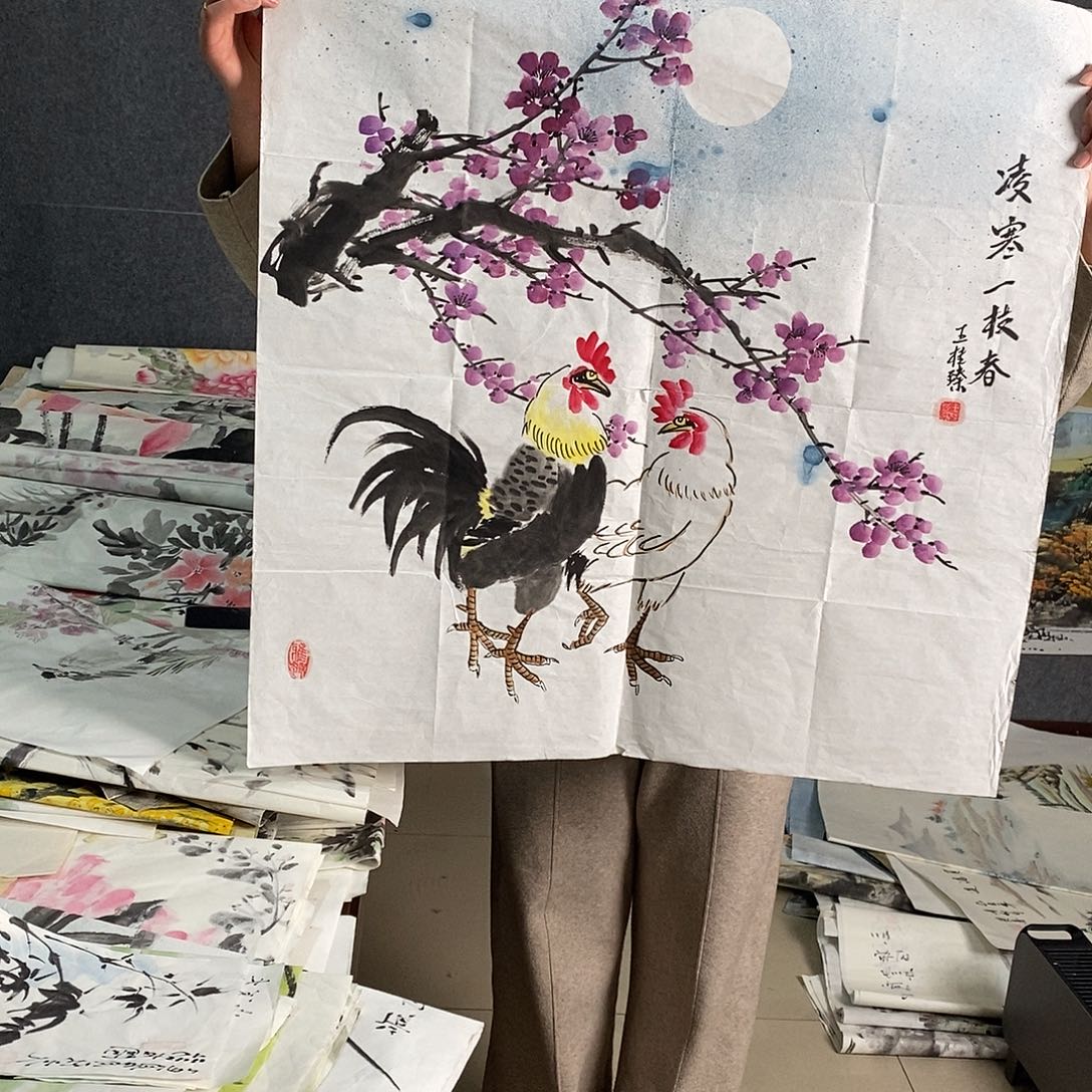 国画手写手绘国画作品8120