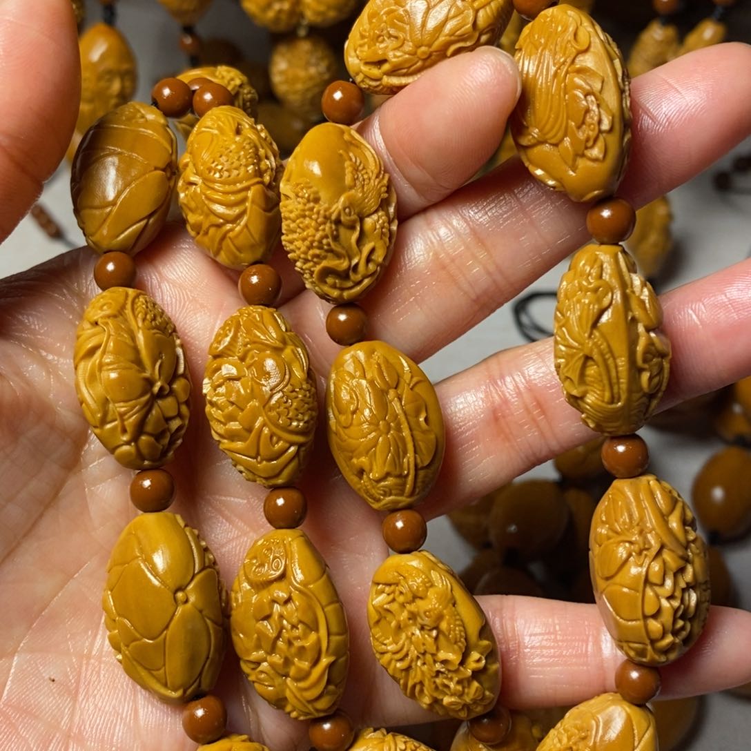 橄榄核手串/手链鸟语花香手持