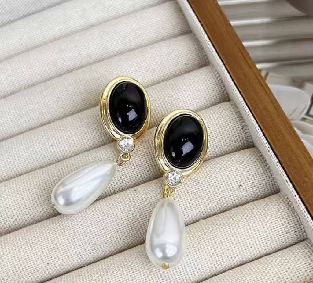 铜合金耳饰 H421 轻奢气质时尚百搭小众素款简约