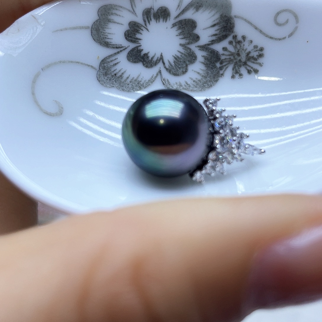 海水珍珠颈饰银S925镶嵌