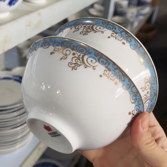 碗5寸碗两个陶瓷陶瓷