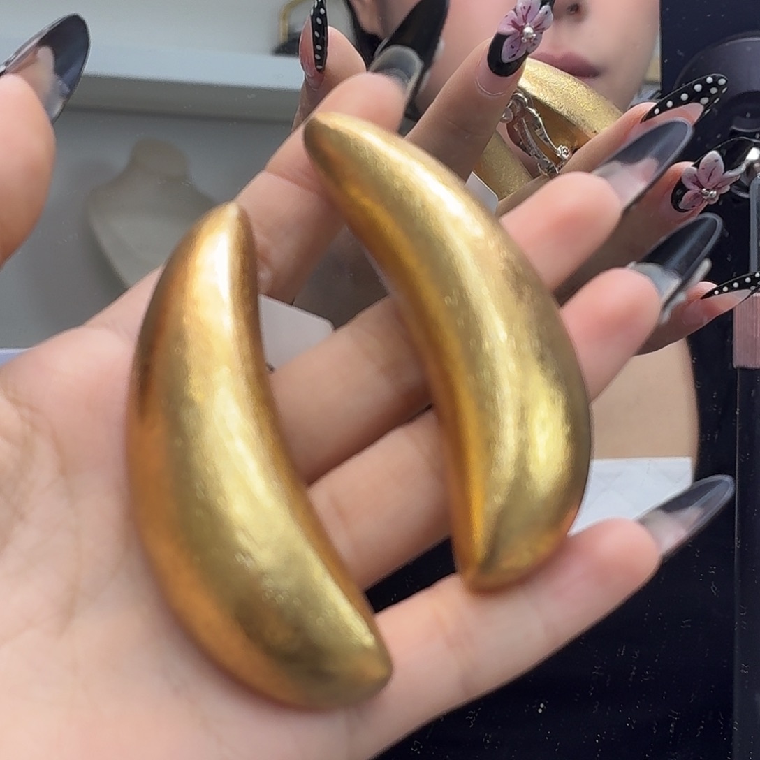 琉璃合金合金monies耳夹 不退换