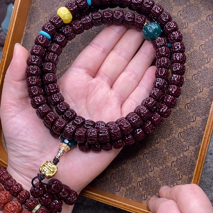 吊坠金刚菩提12mm一代龙108
