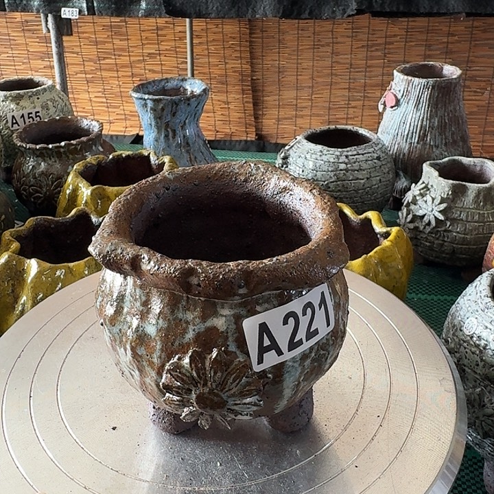 内口7高10粗陶手工