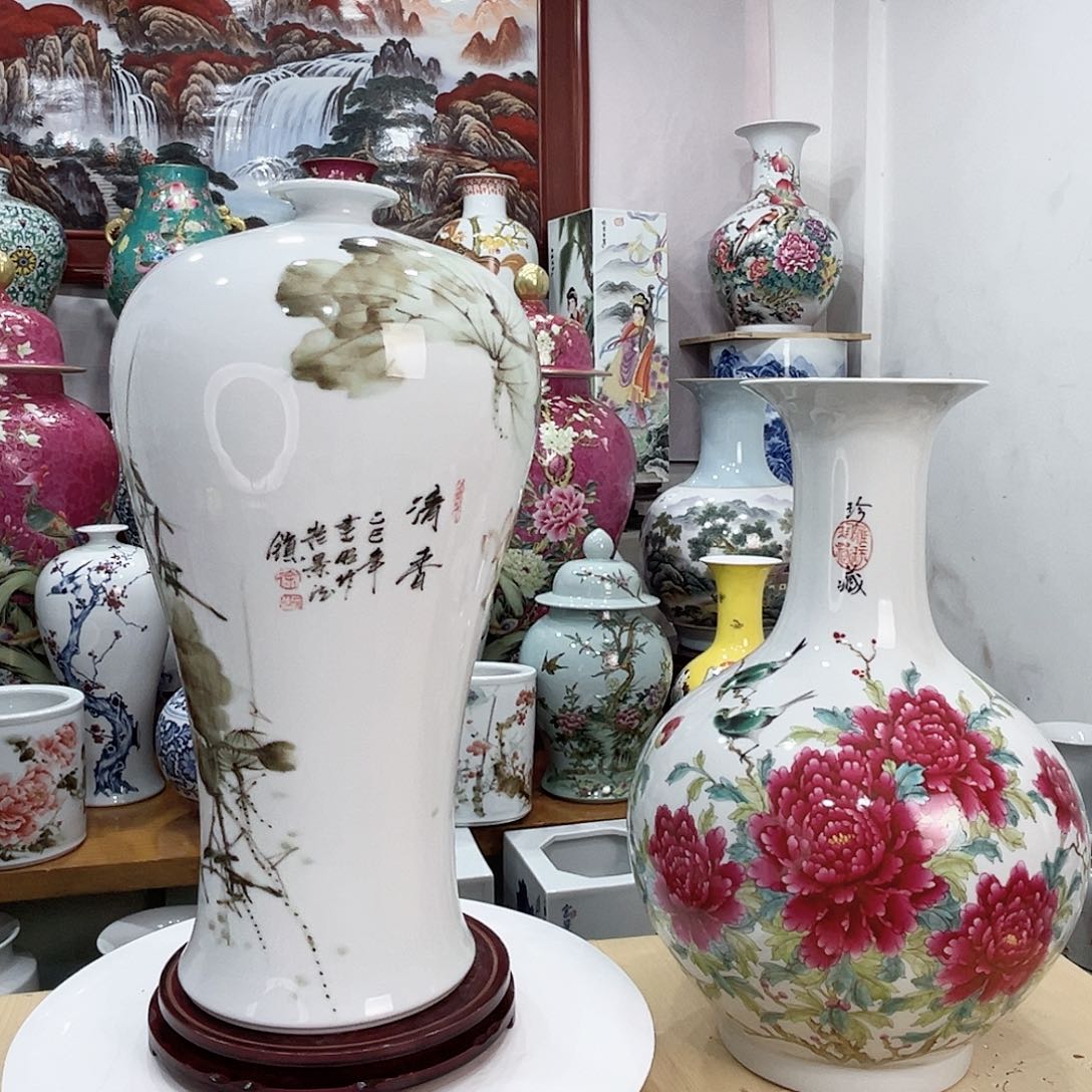 如***意摆件景德镇的陶瓷