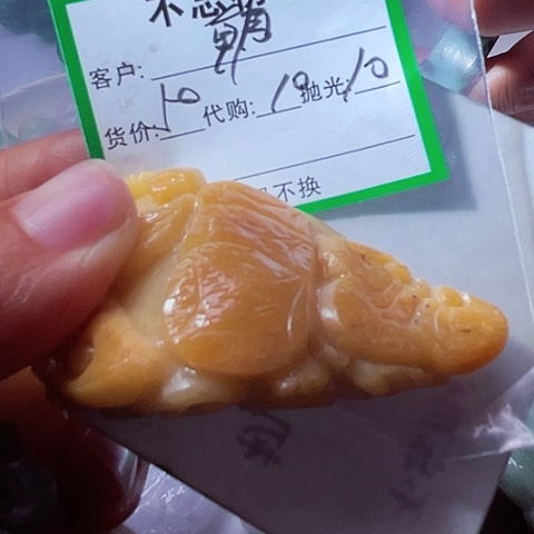 韩***涵翡翠未镶嵌颈饰缅甸