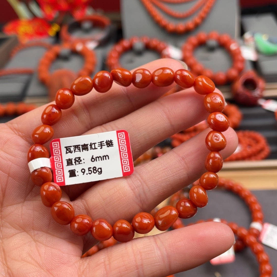 南红玛瑙随型手串未镶嵌