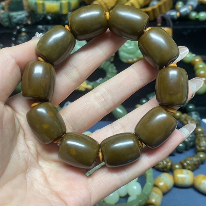 透闪石质玉珠宝奇石未镶嵌用****9