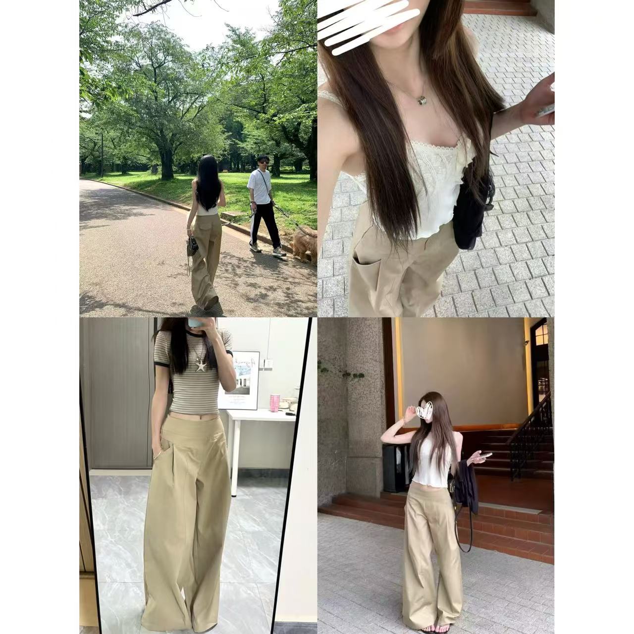 徐秋阳  都市漫步  秋季新款百搭时尚休闲显瘦舒适休闲裤13317