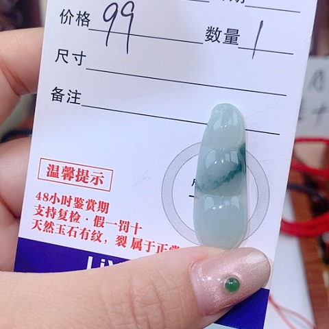 颈饰未镶嵌翡翠豆子