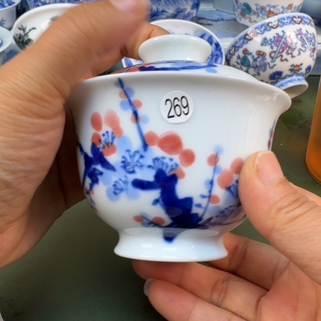 陶景德镇纯手绘茶具圆圆224