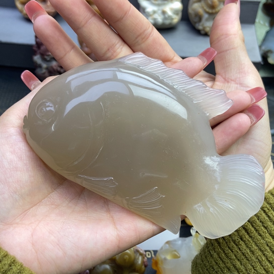 玛瑙/玉髓挂件未镶嵌