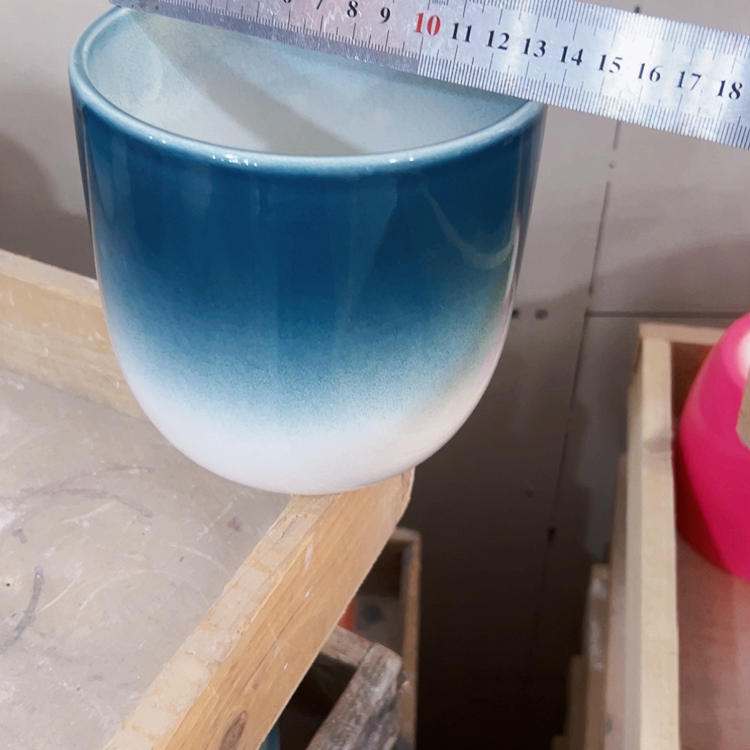 有孔，外贸尾单陶瓷花盆凑单10米包邮