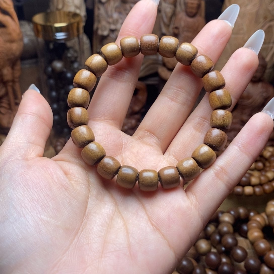 檀香木把件手串9.10奶香