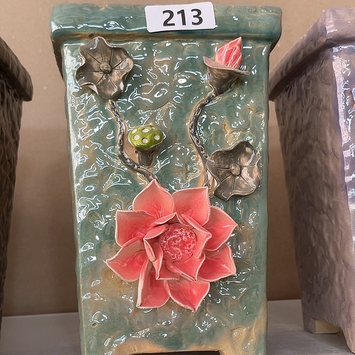 紫砂花盆粗陶材质多肉花盆