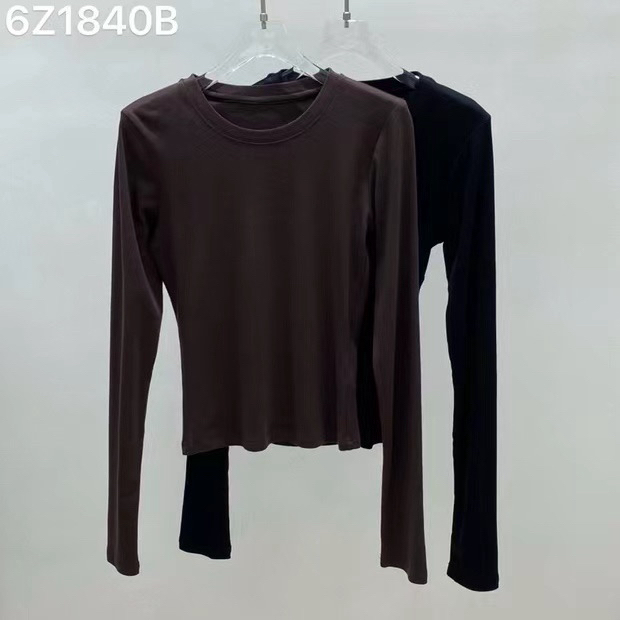 1840纯色打底软糯T恤he