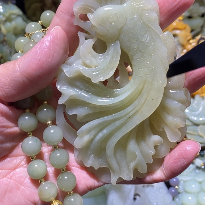 岫玉岫玉吊坠未镶嵌