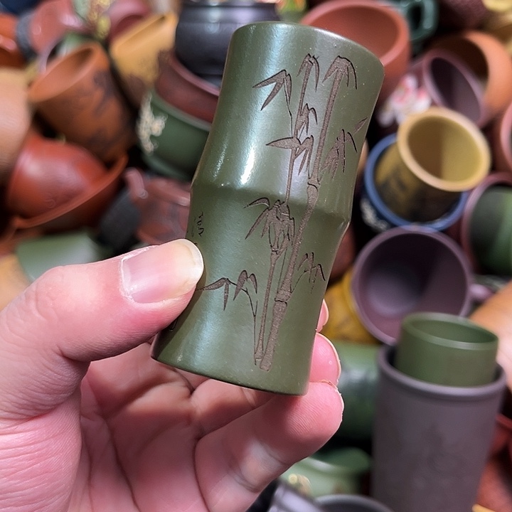 紫砂茶杯全手工紫砂主人杯