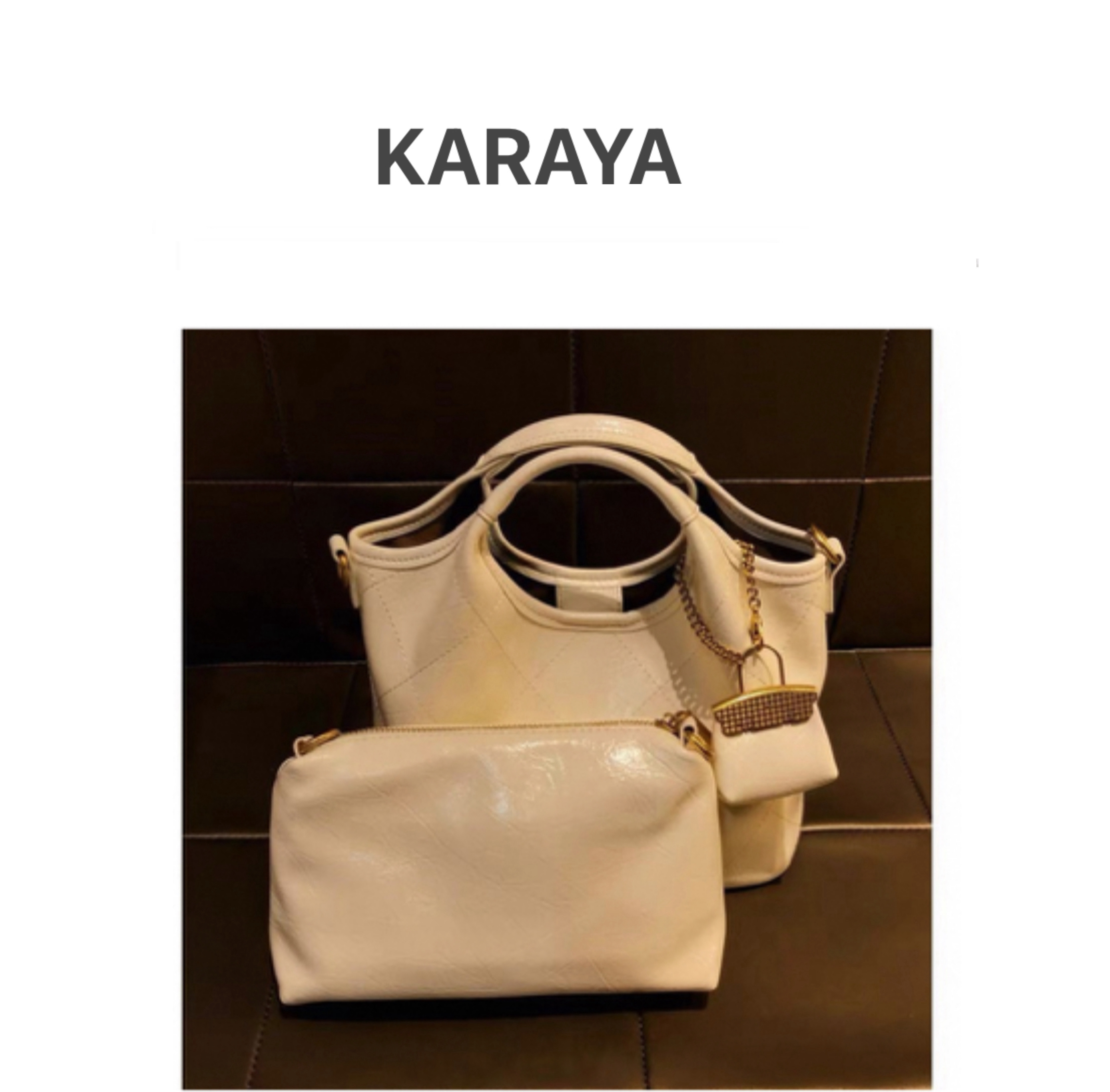 B041乘风· 新款时尚百搭女包【2631杨家菜篮子白色】