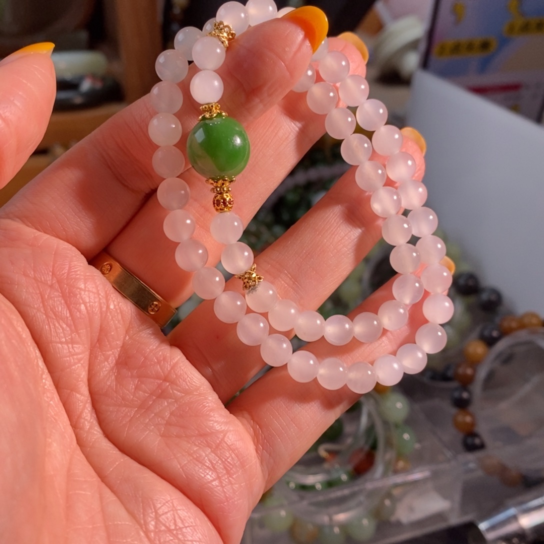 和田玉未镶嵌手链