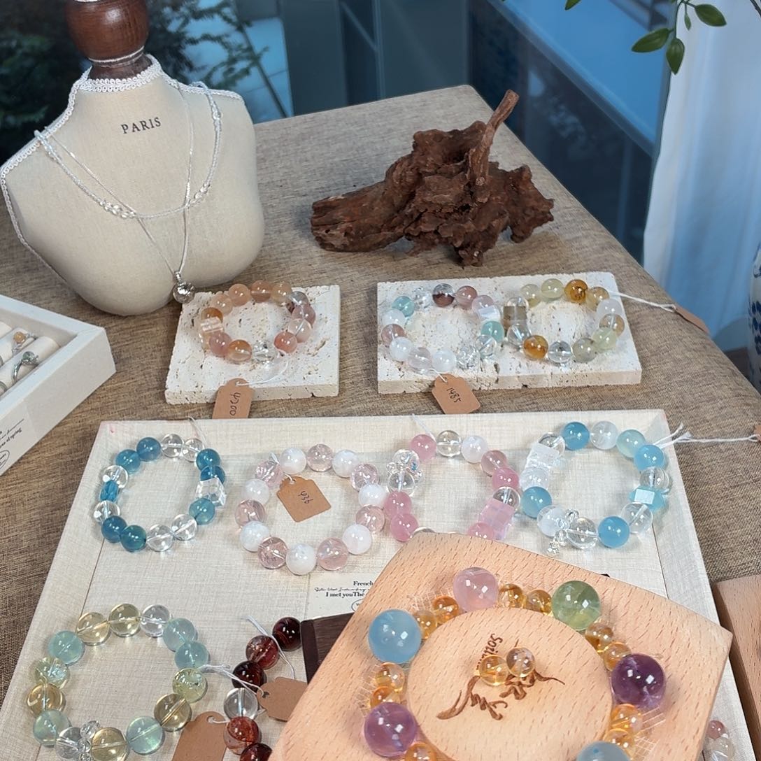 彩色多宝黄塔金手串330