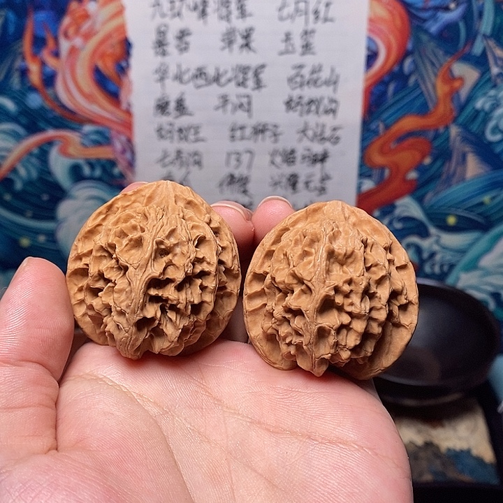 文玩核桃把件40苹果园a285大