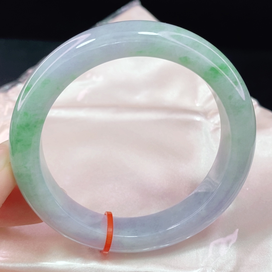 未镶嵌手镯翡翠55.5正圈