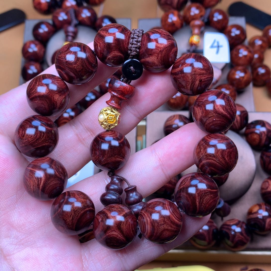 黄花梨/降香黄檀黄花梨手串1.8