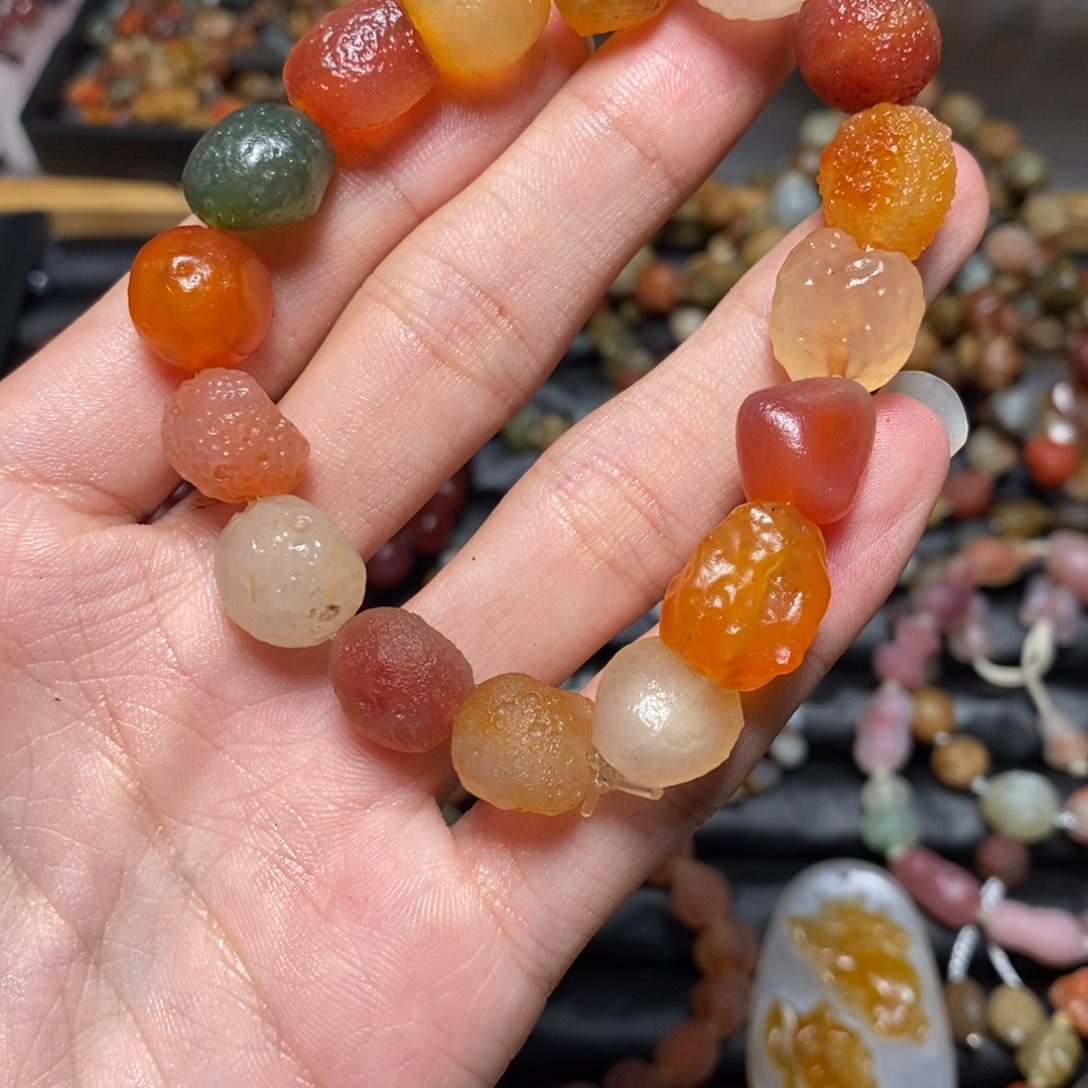 玛瑙/玉髓手链合金