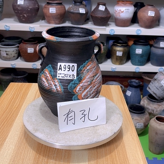 红陶手工制作工艺花生