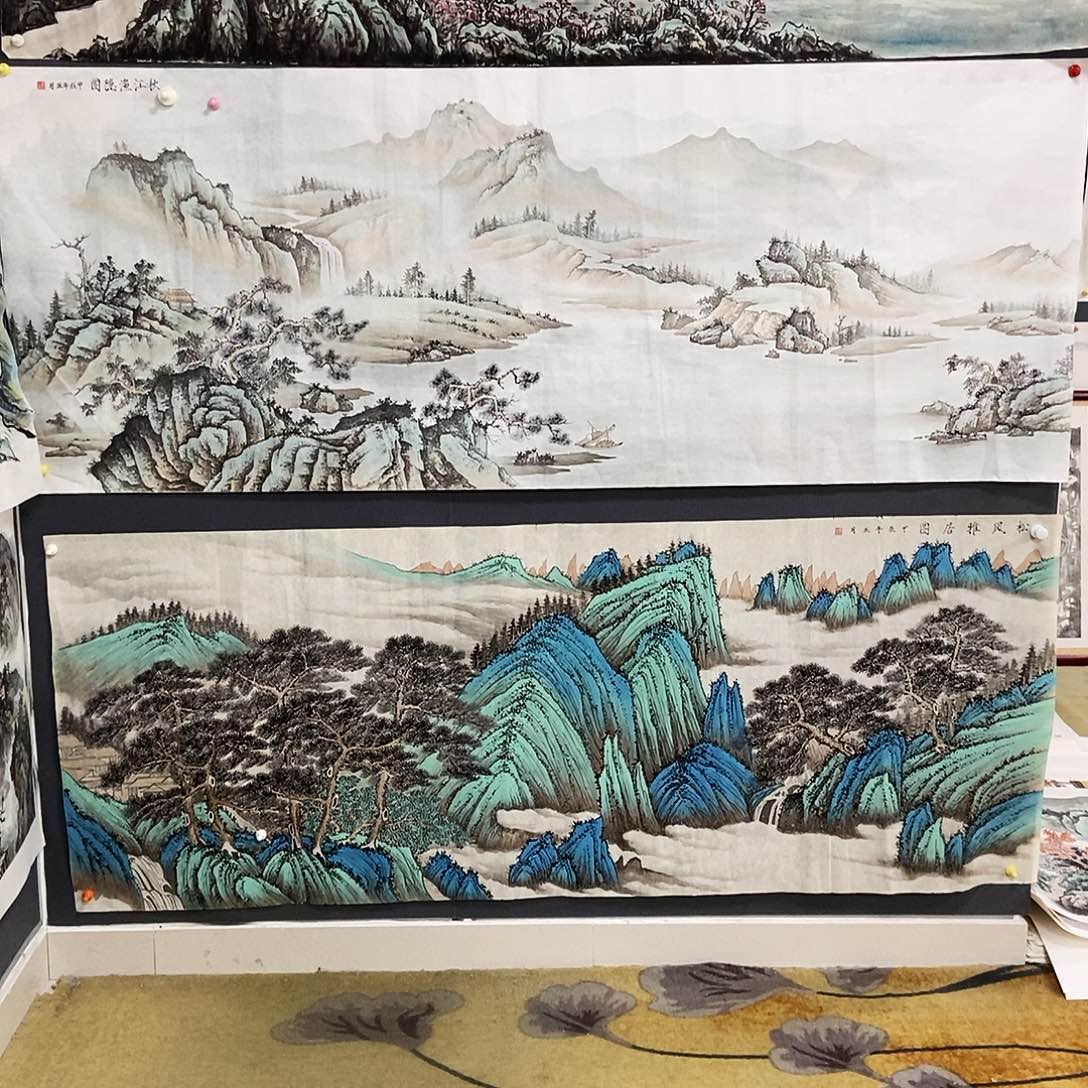 国画平价书画曹松70/180