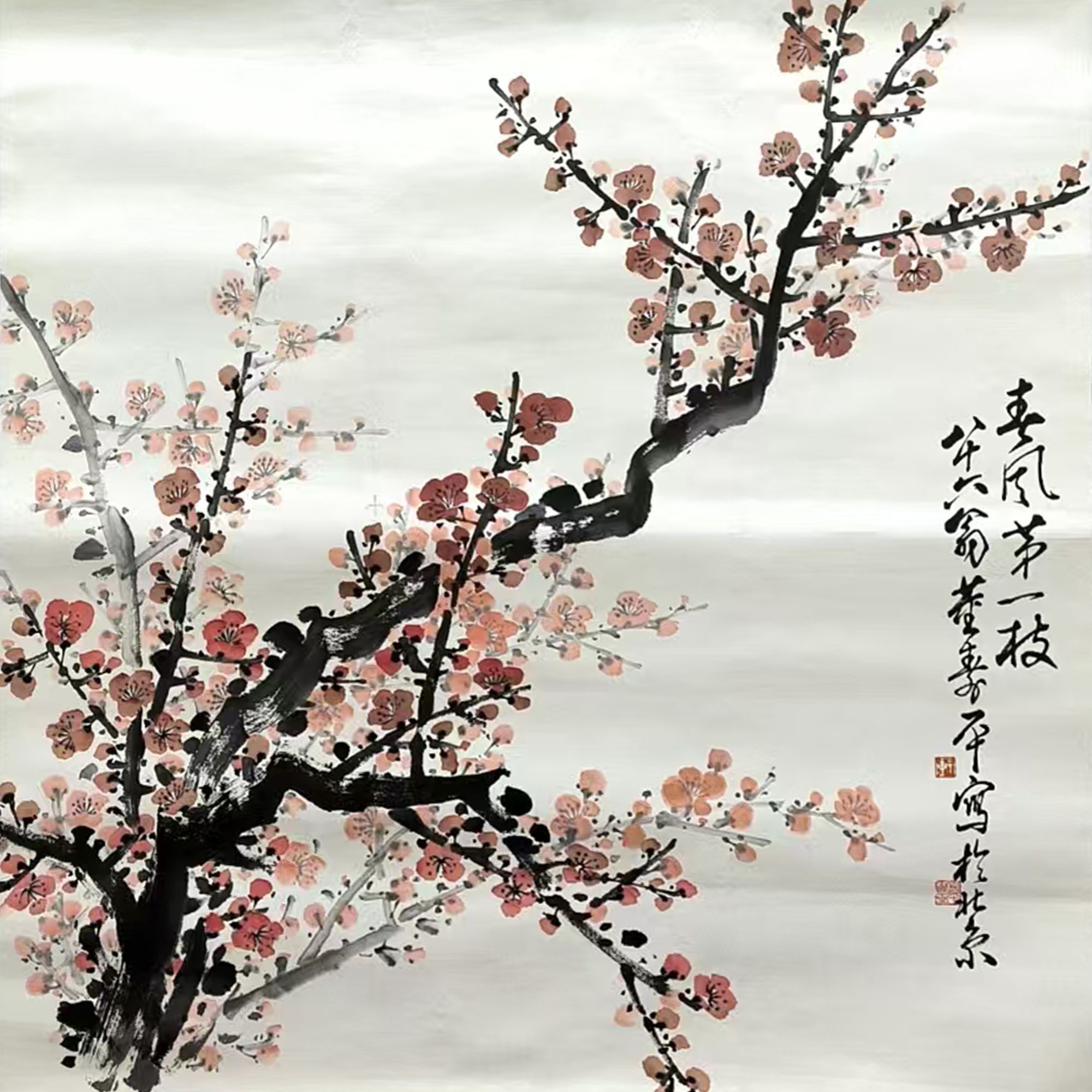 DSP 梅花 纸本 68*68