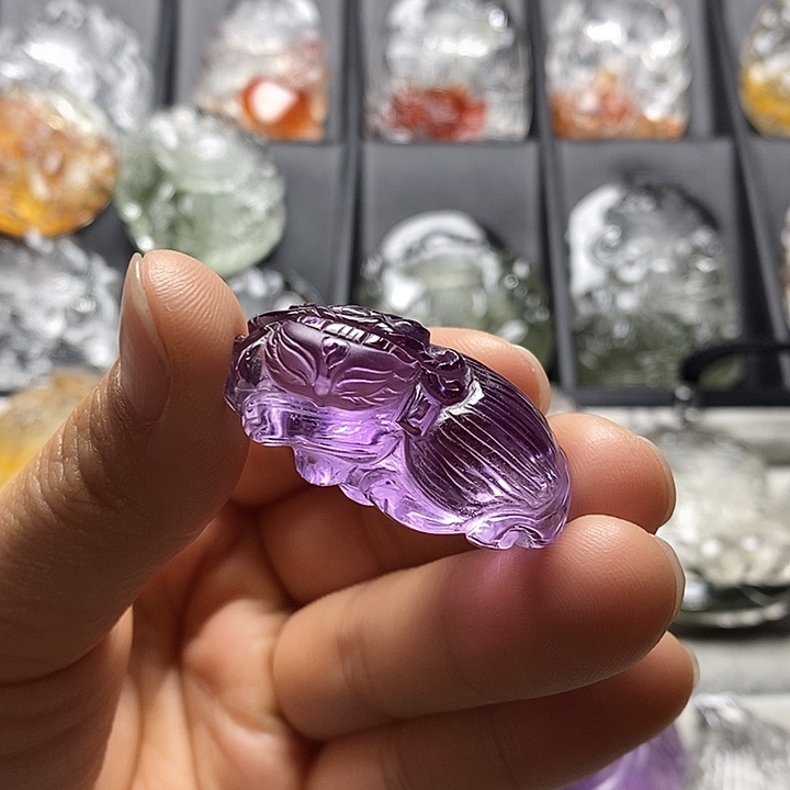 未镶嵌水晶颈饰水晶吊坠