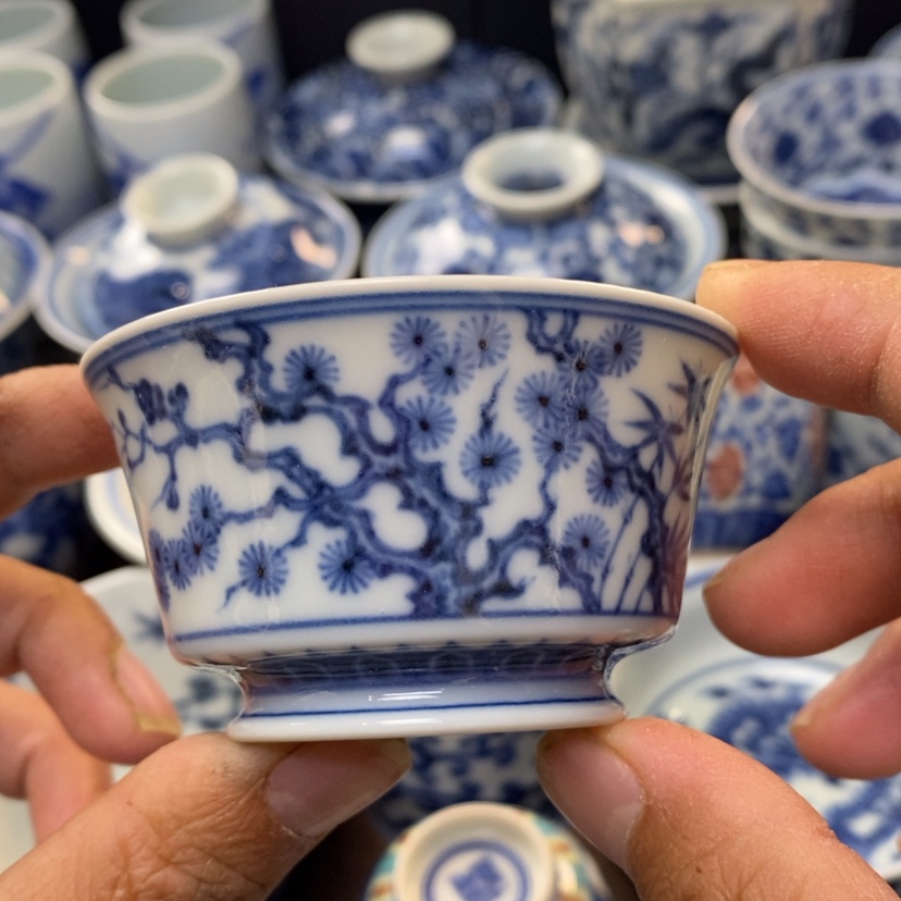【闪购商品】景德镇青花主人好杯