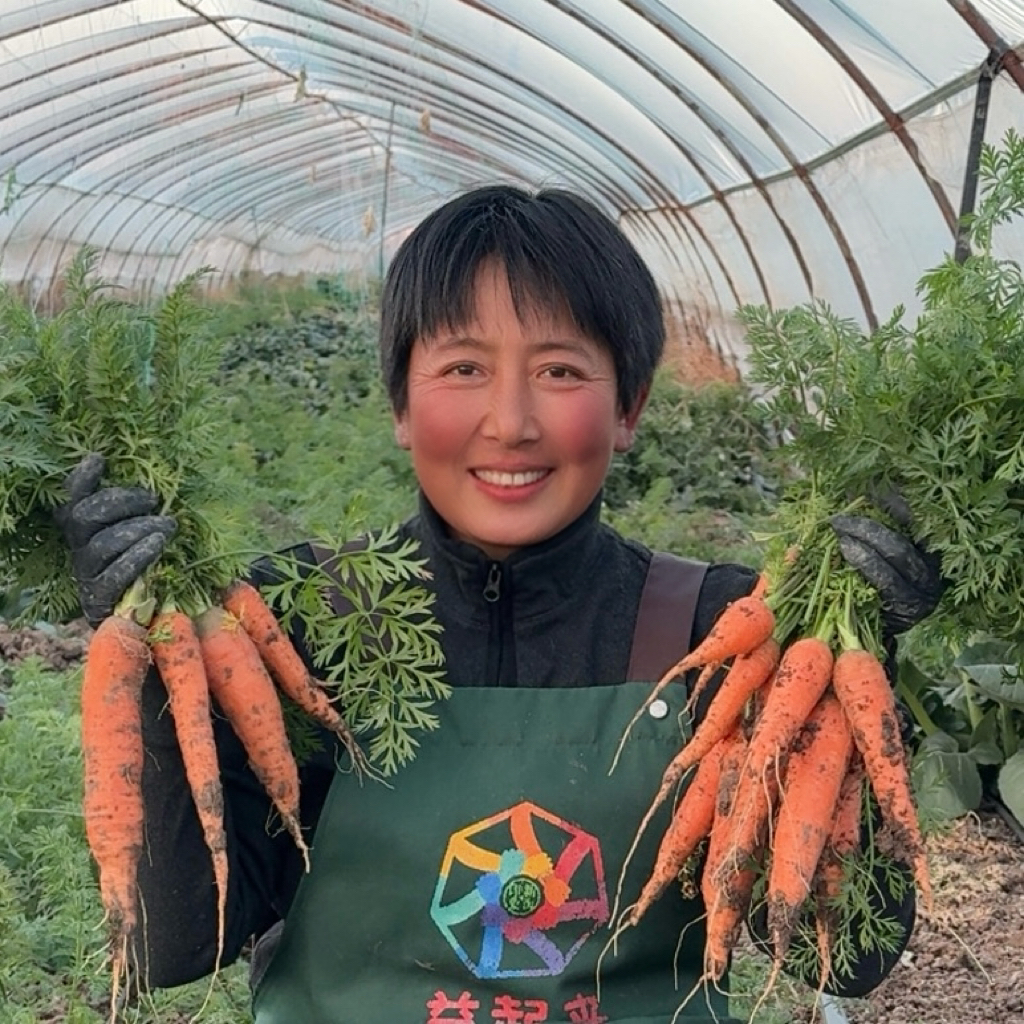 元宝家现挖新鲜脆甜胡萝卜农家自种有大有小建议勿拍